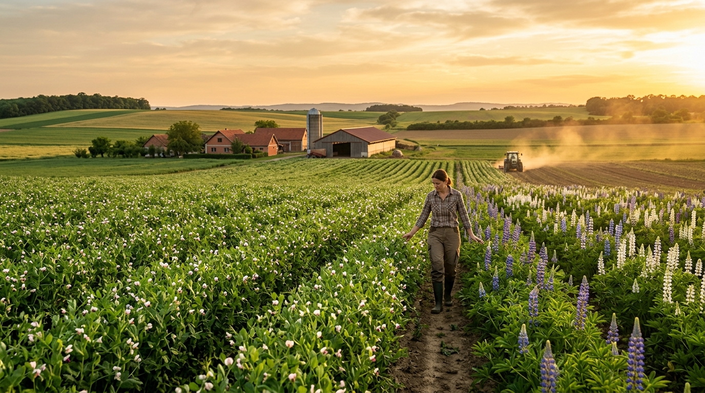 Gajenje krmnog graška i lupine: Alternativni i profitabilni izvori proteina