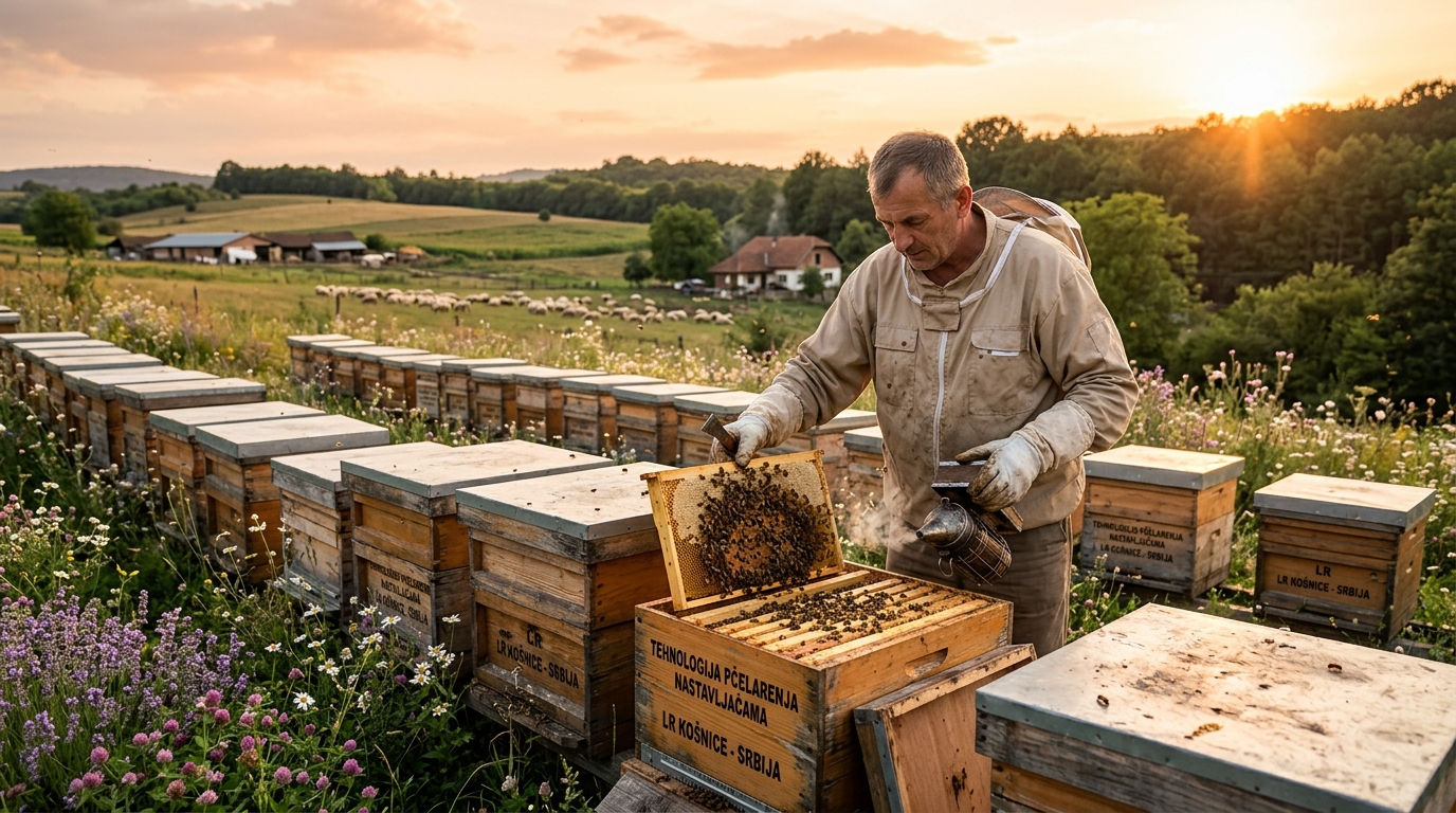 Tehnologija pčelarenja nastavljačama i LR košnicama u Srbiji